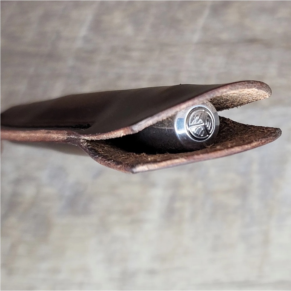 Handcrafted Horween Chromexcel Leather Case for Kaweco SPORT AL Pen *NO PEN - Picture 10 of 12